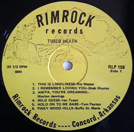 Tusco Heath : This Is Loneliness (LP, Album)