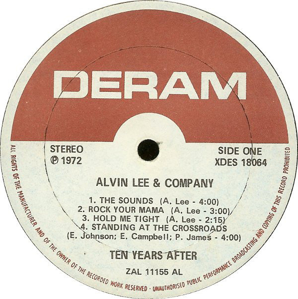 Ten Years After : Alvin Lee & Company (LP, Album, AL )