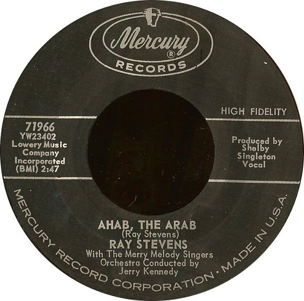 Ray Stevens : Ahab, The Arab (7", Single, Styrene)