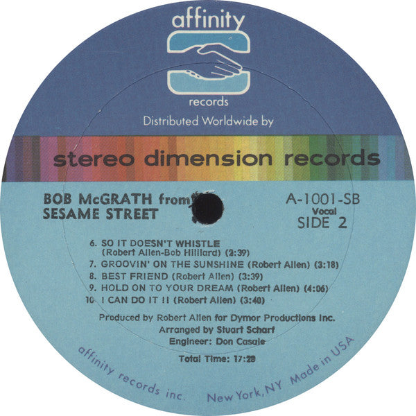 Bob McGrath : Bob McGrath From Sesame Street (LP, Album)