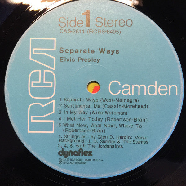 Elvis* : Separate Ways (LP, Album, Comp, Roc)