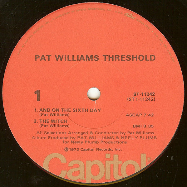 Pat Williams* : Threshold (LP, Album)