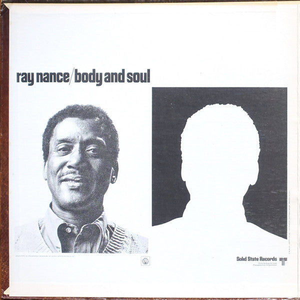 Ray Nance : Body And Soul (LP, Album, Gat)