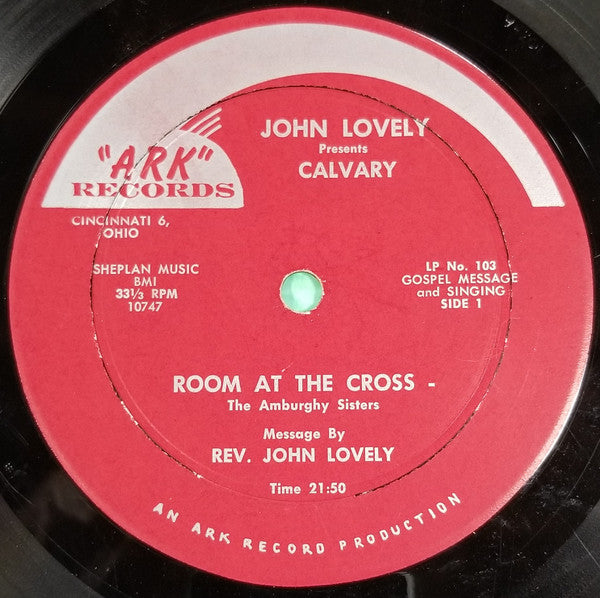 Various : John Lovely Presents Calvary (LP, Album)