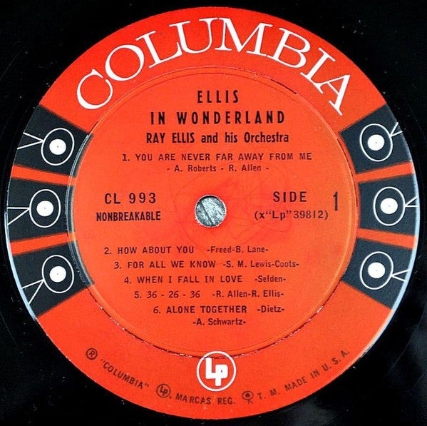 Ellis, Ray And His Orchestra - Ellis In Wonderland (VG+)