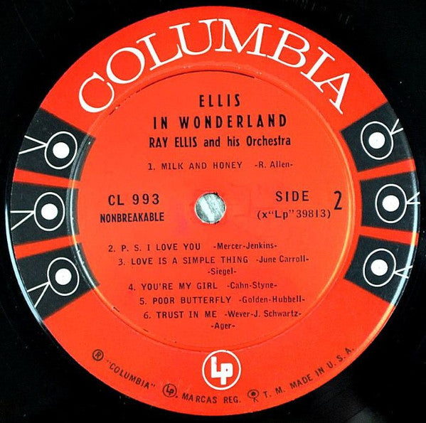 Ellis, Ray And His Orchestra - Ellis In Wonderland (VG+)