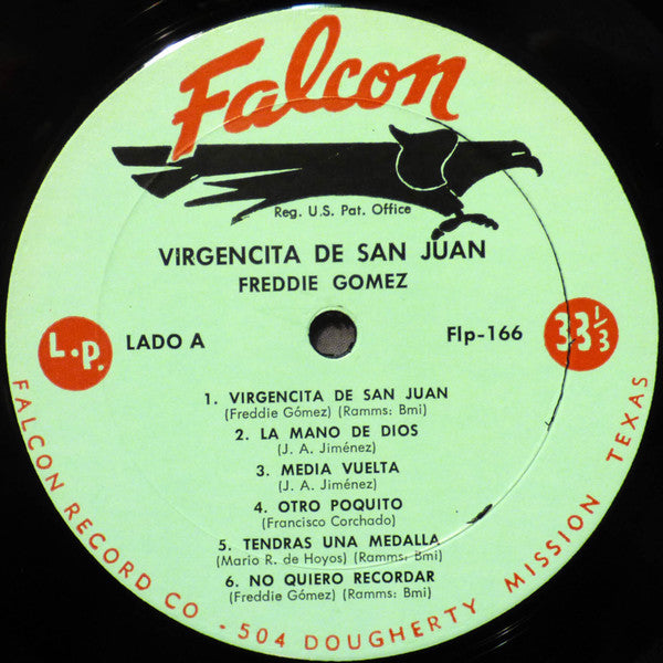 Freddie Gomez : Virgencita De San Juan (LP, Album)
