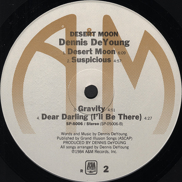 DeYoung, Dennis - Desert Moon (VG+)