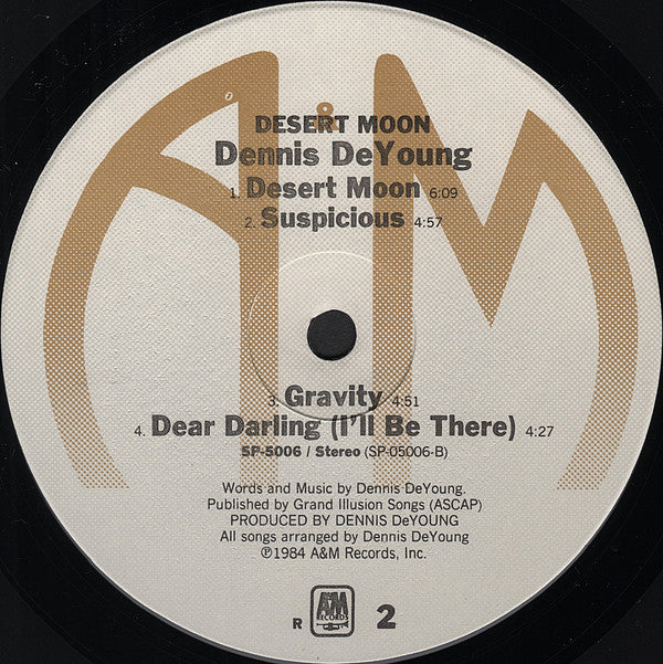 Dennis DeYoung : Desert Moon (LP, Album, RCA)