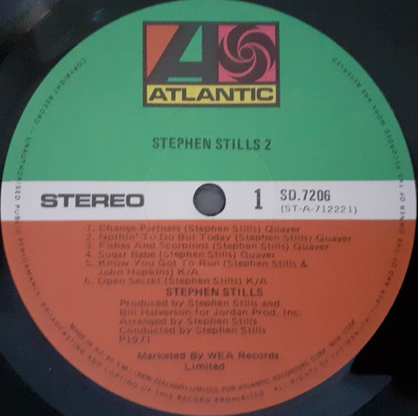 Stephen Stills : Stephen Stills 2 (LP, Album, RE)