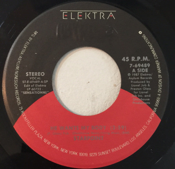 Starpoint : He Wants My Body (7", Spe)