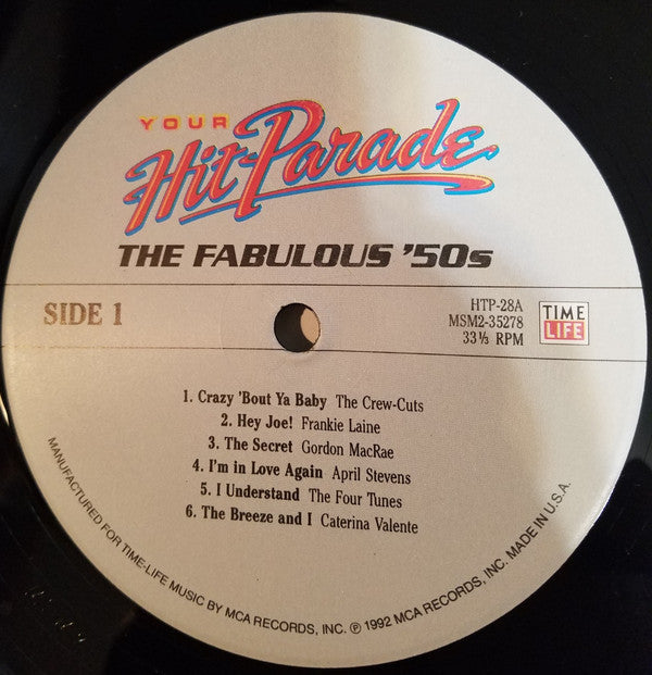 Various : Your Hit Parade - The Fabulous '50s (2xLP, Comp)