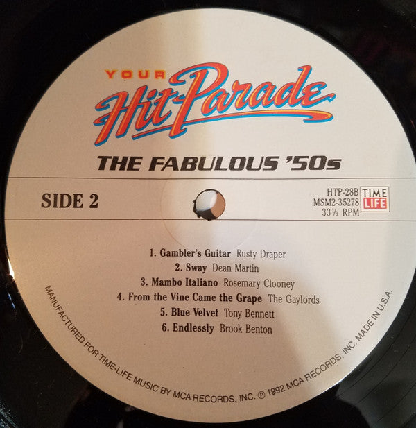 Various : Your Hit Parade - The Fabulous '50s (2xLP, Comp)