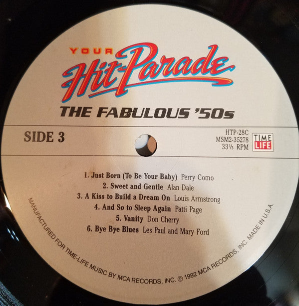 Various : Your Hit Parade - The Fabulous '50s (2xLP, Comp)