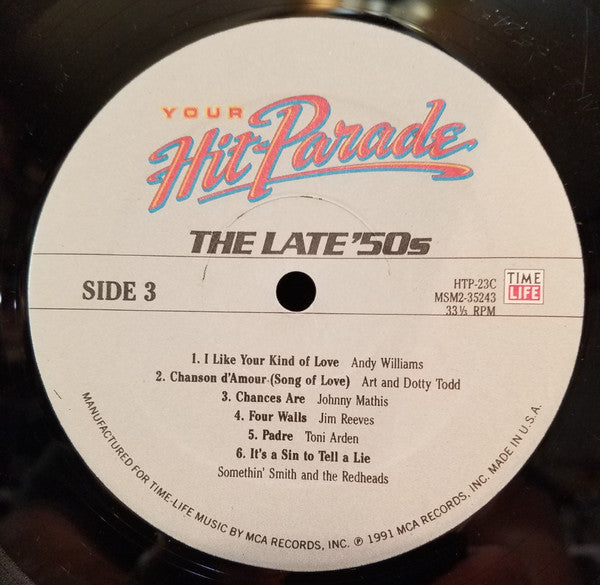 Various : Your Hit Parade - The Late '50s (LP, Comp)