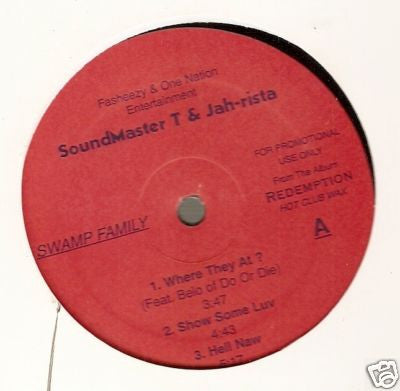 Soundmaster T & Jah-Rista : Swamp Family (12", EP, Promo)