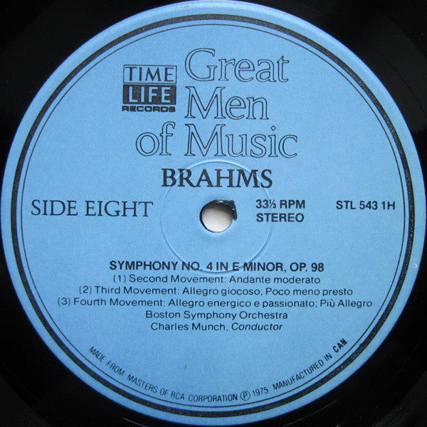 Brahms* : Great Men Of Music (4xLP, Comp + Box)