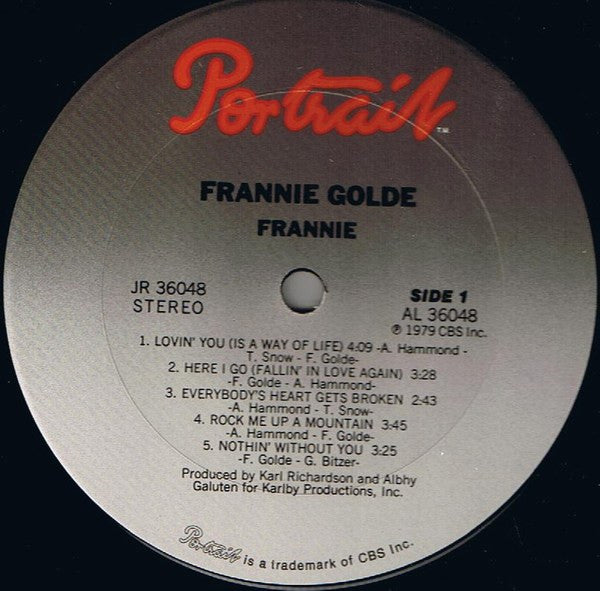Frannie Golde* : Frannie (LP, Album)