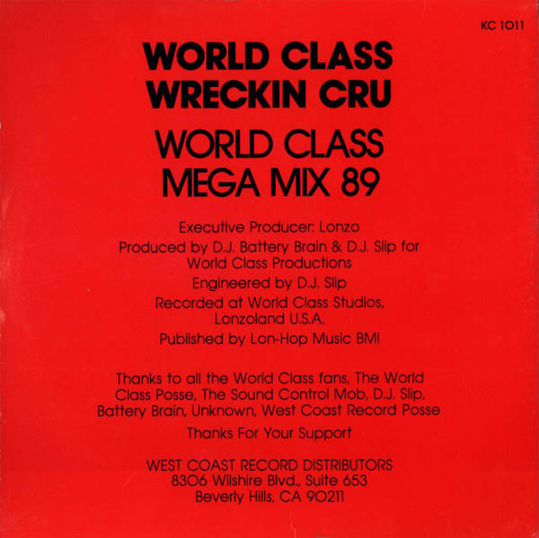 World Class Wreckin Crew* : World Class Mega Mix (12", Mixed)