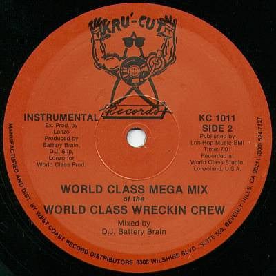 World Class Wreckin Crew* : World Class Mega Mix (12", Mixed)