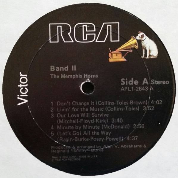 The Memphis Horns : Band II (LP, Album)