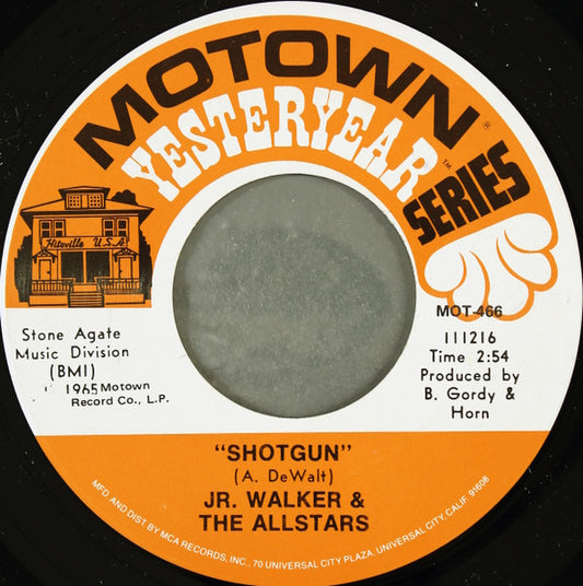 Jr. Walker & The Allstars* : Shotgun / Do The Boomerang (7", Single, RE)