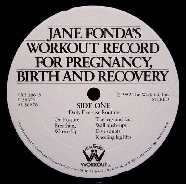 Jane Fonda : Jane Fonda's Workout Record For Pregnancy, Birth And Recovery (2xLP, Album)