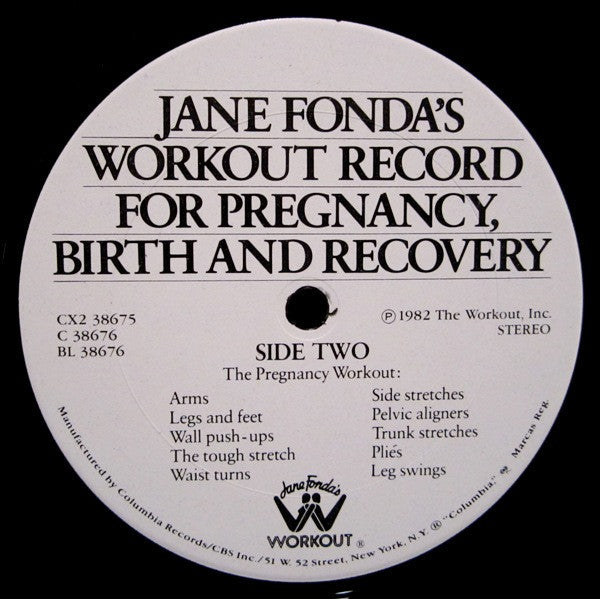 Jane Fonda : Jane Fonda's Workout Record For Pregnancy, Birth And Recovery (2xLP, Album)