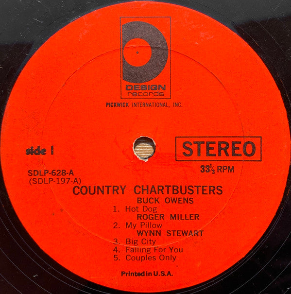 Various : Country Chartbusters (LP, Comp)