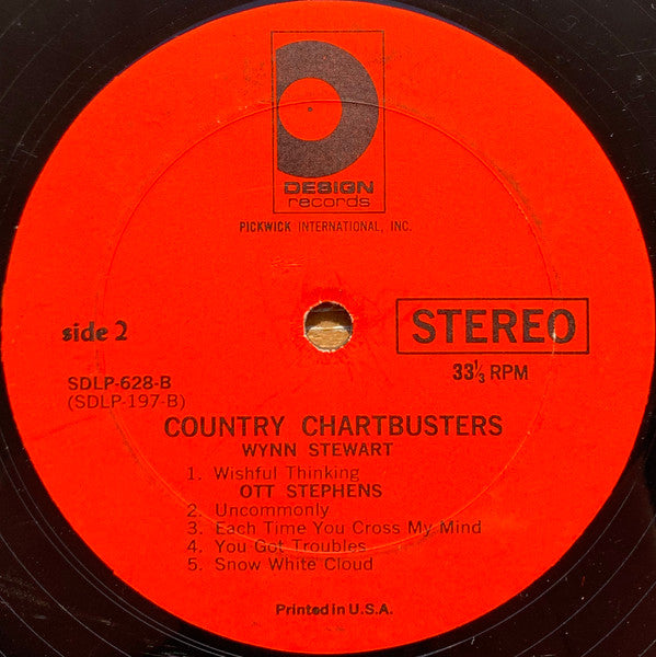 Various : Country Chartbusters (LP, Comp)