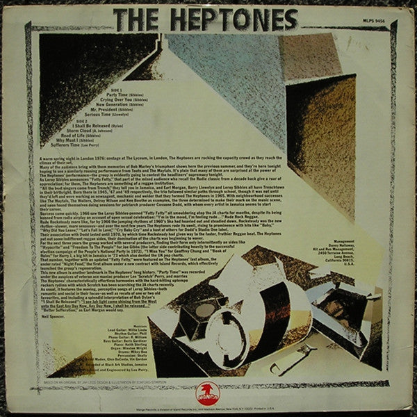 The Heptones : Party Time (LP, Album)