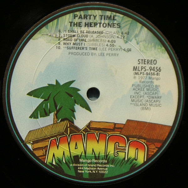 The Heptones : Party Time (LP, Album)