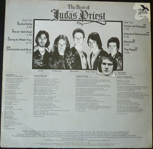 Judas Priest : The Best Of (LP, Comp)