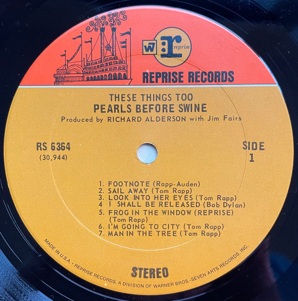 Pearls Before Swine : These Things Too (LP, Album, Pit)
