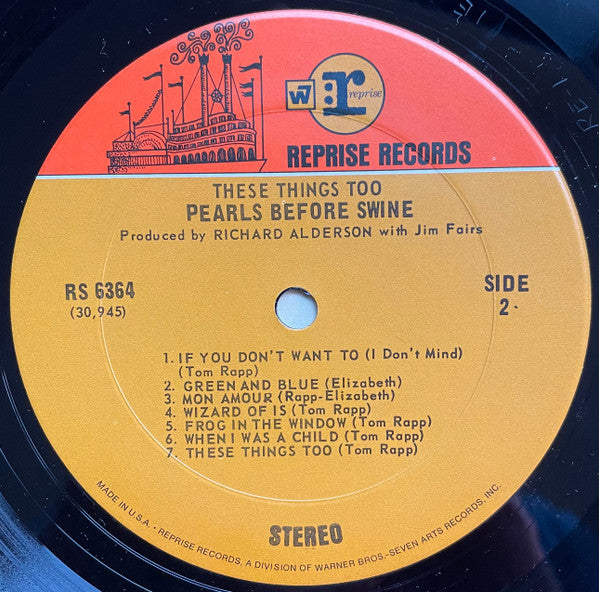 Pearls Before Swine : These Things Too (LP, Album, Pit)