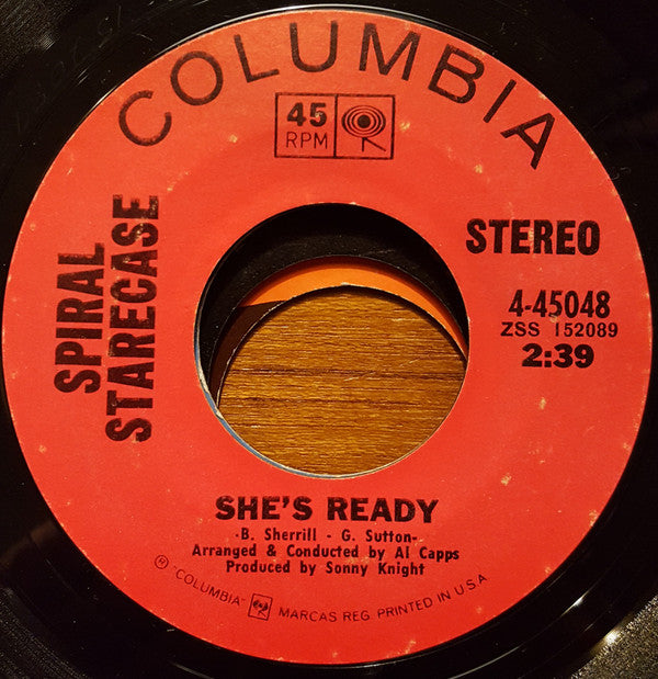 Spiral Starecase : She's Ready (7", Single, Ter)