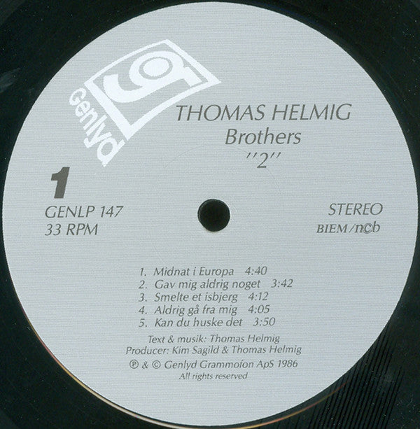 Thomas Helmig Brothers : 2 (LP, Album)