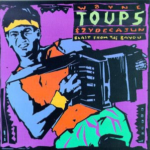 Wayne Toups & Zydecajun : Blast From The Bayou (LP, Album, Promo)