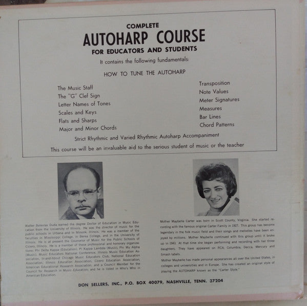Maybelle Carter : AUTOHARP For Students And Educators (LP)