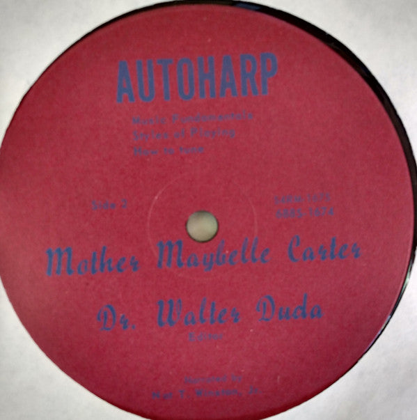 Maybelle Carter : AUTOHARP For Students And Educators (LP)