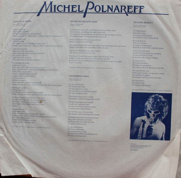 Michel Polnareff : Michel Polnareff (LP, Album)