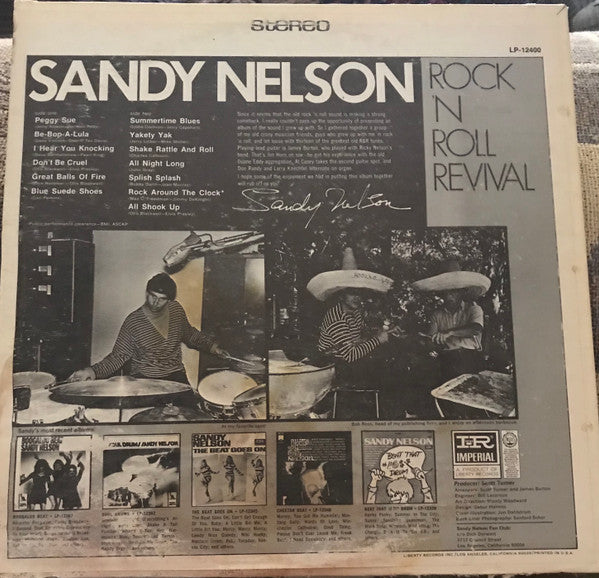 Sandy Nelson : Rock 'N Roll Revival (LP)