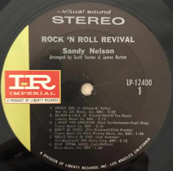 Sandy Nelson : Rock 'N Roll Revival (LP)
