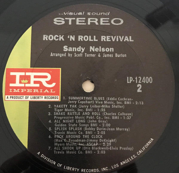 Sandy Nelson : Rock 'N Roll Revival (LP)