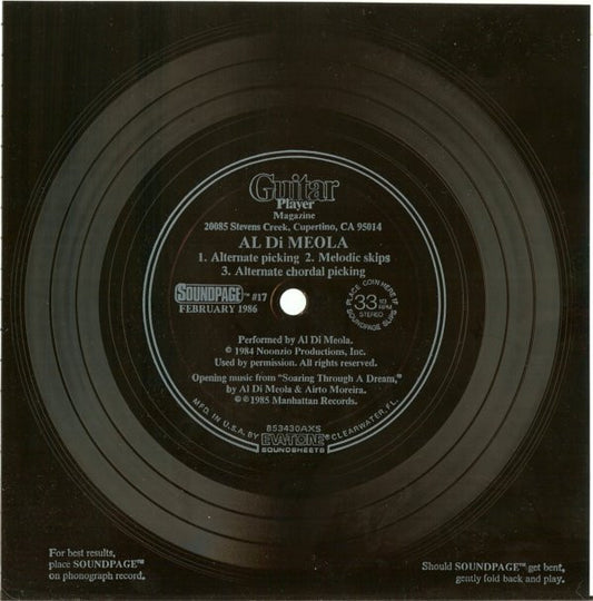Al Di Meola / Bill Aitken : Untitled (Flexi, 7", Squ)