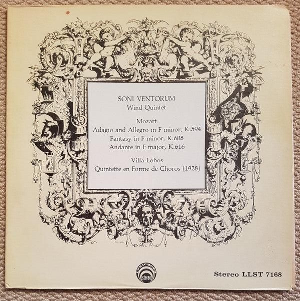 Soni Ventorum Wind Quintet, Wolfgang Amadeus Mozart, Heitor Villa-Lobos : Soni Ventorum (LP, Album)