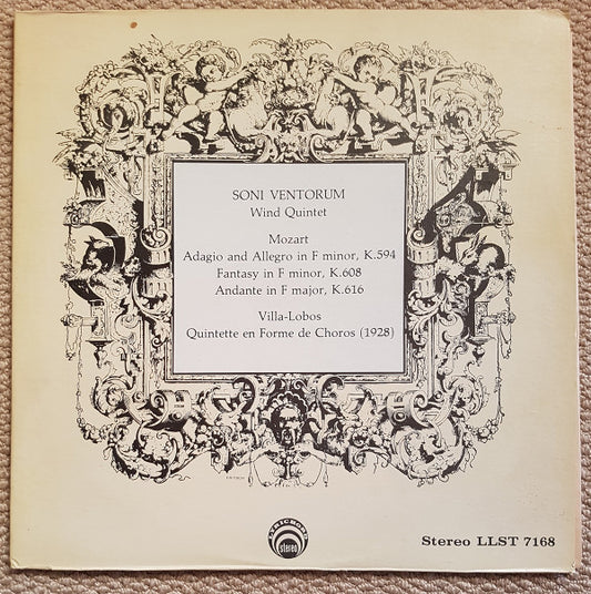 Soni Ventorum Wind Quintet, Wolfgang Amadeus Mozart, Heitor Villa-Lobos : Soni Ventorum (LP, Album)