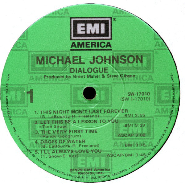 Michael Johnson (5) : Dialogue (LP, Album)