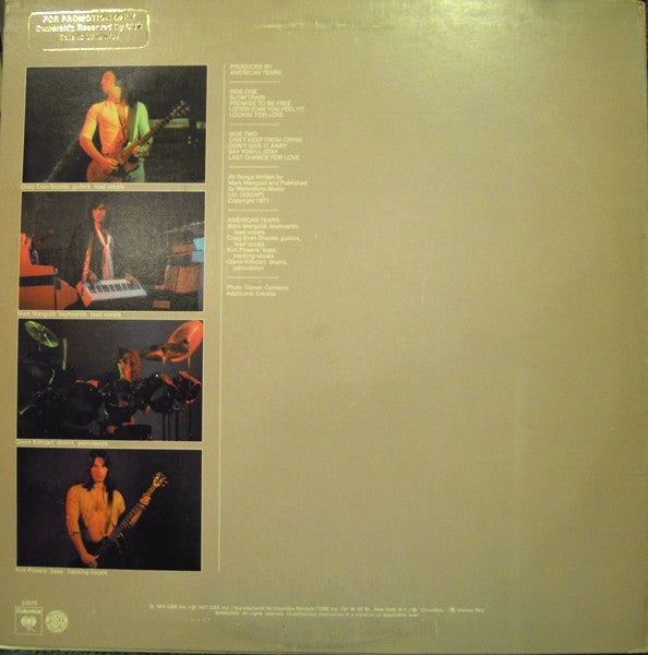 American Tears : Powerhouse (LP, Album, Promo)