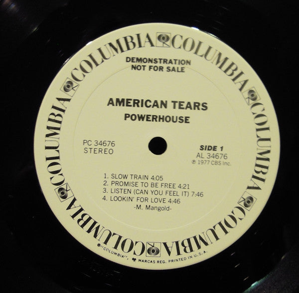 American Tears : Powerhouse (LP, Album, Promo)